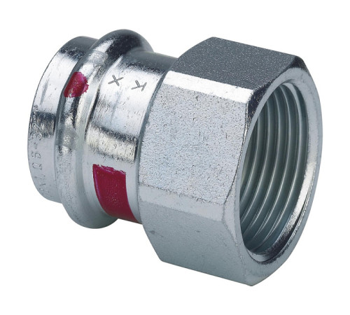 Переходник Viega Prestabo 22 мм x 1/2 наружная резьба нелегированная сталь 642150