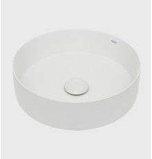 Раковина накладная AQUAMET 355х355х120 мм круглая белый матовый AQM5012MW