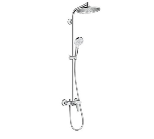 Душевая система Hansgrohe Crometta S 240 Showerpipe с однорычажным смесителем хром 27269000