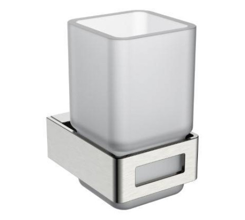 Стакан для зубных щеток подвесной Boheme Q никель 10944-NB