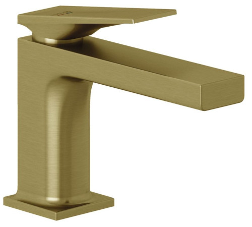 Смеситель для раковины KLUDI DECUS 85 однорычажный золото брашированное 54290N075