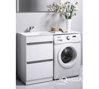 Тумба под умывальник AQUATON Forma 2 ящика белый FOR01052