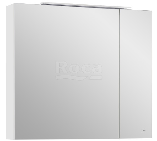 Шкаф зеркальный Roca Oleta 800х700х137 мм LED Белый глянец A857647806