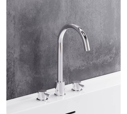 Смеситель для раковины AM.PM Scandinavian Pure на 3 отверстия 360200000