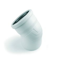 Отвод канализационный REHAU RAUPIANO Plus 40x87° 11230941001 RAL 9003