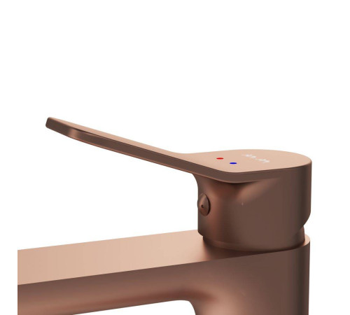 Смеситель для раковины высокий AM.PM X-Joy розовое золото F85A92044