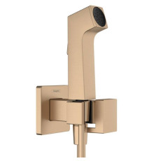 Гигиенический душ Hansgrohe Bidette E со смесителем держателем и шлангом 125 см шлифованная бронза 29233140