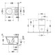 Унитаз-моноблок Duravit D-Neo 37x65 см безободковый белый 0944100005 / 2002090000