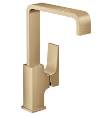 Смеситель для раковины Hansgrohe Metropol 230 однорычажный с донным клапаном шлифованная бронза 32511140