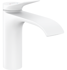 Смеситель для раковины hansgrohe Vivenis 110 без сливного гарнитура белый матовый 75022700