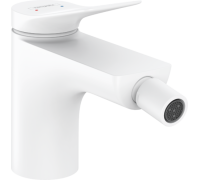 Смеситель для биде hansgrohe Vivenis со сливным гарнитуром белый матовый 75200700