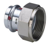 Переходник Viega Prestabo 1 1/2 x 22 мм нелегированная сталь 601089