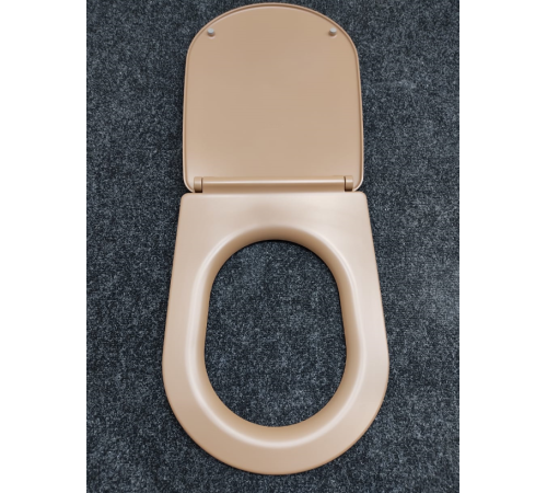 Сиденье для унитаза Kerasan Nolita SLIM быстросъемное Bruno matt петли хром 539188