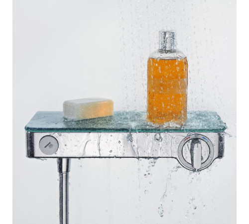 Термостат для душа Hansgrohe ShowerTablet Select с полкой 300 мм 13171000