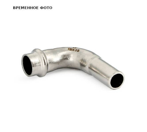 Угол-вставка 90° пресс Uni-Fitt 42 мм нержавеющая сталь 781S4260