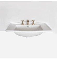 Раковина Devon&Devon Westminster 69.5х50 см 1 отверстие белый IBLI1FWES