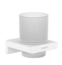 Стакан для зубных щеток Hansgrohe AddStoris белый матовый 41749700