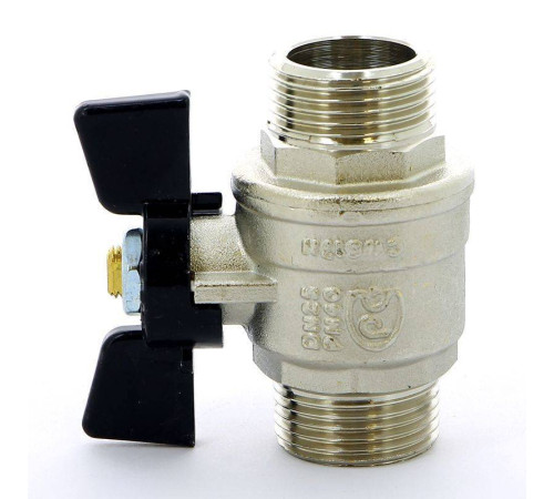 Кран шаровой Bugatti Oregon 327 1 Н-Н полнопроходной с бабочкой 03270032