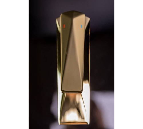 Смеситель для раковины Boheme Venturo белый золото 381-W