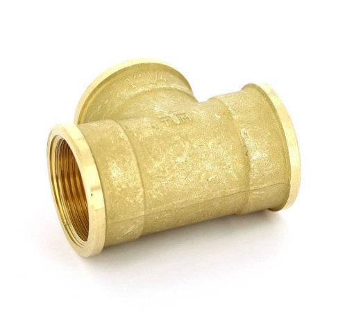 Тройник латунный Tiemme 1 1/4 ВР 1500029