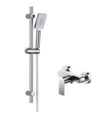 Набор смесителей 2 в 1 Aquanet Лира Set (AQ1460CR+AQ2018CR) хром AQ1432CR