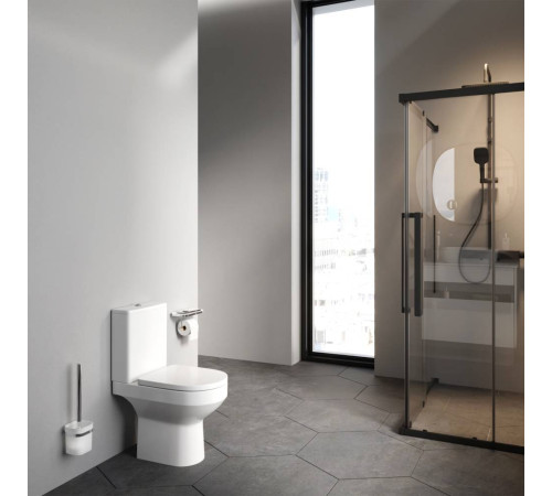 Унитаз-компакт напольный AM.PM Gem безободковый FlashClean без сиденья C708600WH