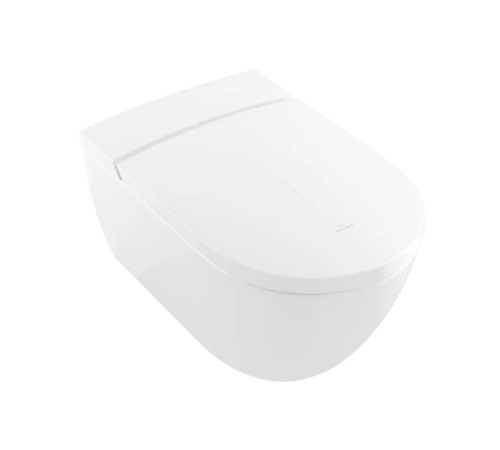 Унитаз-биде подвесной Villeroy & Boch ViClean-I100 с сиденьем CeramicPlus V0E100R1