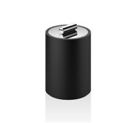 Баночка универсальная Decor Walther Black Stone DMD S 11x8 см черный матовый/хром 0971264