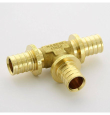 Тройник аксиальный Uni-Fitt 20 мм латунь 746G7770