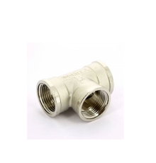 Тройник резьбовой Tiemme ВВ никелированный 1 1/4 1500331