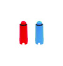 Заглушка для фитингов Henco 1/2 ВР 80 мм красная HE PLUG04-R80
