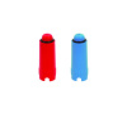 Заглушка для фитингов Henco 1/2 ВР 80 мм красная HE PLUG04-R80