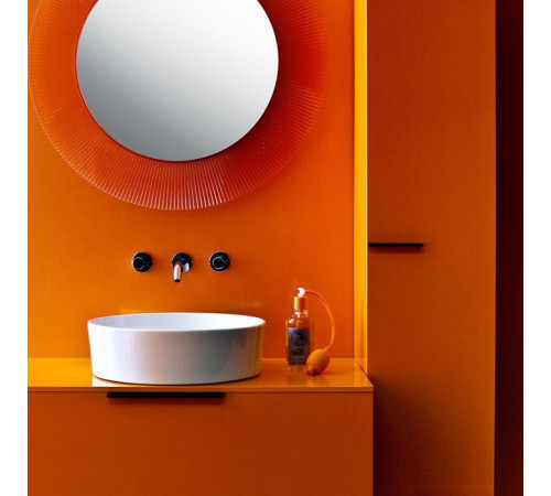 Комплект тумба и раковина Laufen Kartell 60х46х73 см 2 ящика с сифоном оранжевый глянцевый 4.0756.2.033.635.1 / 8.1033.5.000.112.1