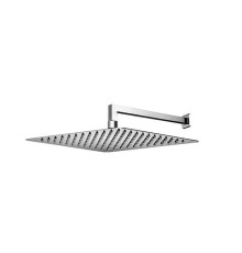 Верхний душ с кронштейном Gattoni 30х30 см настенный хром SFAIQU30/BRPEQ400