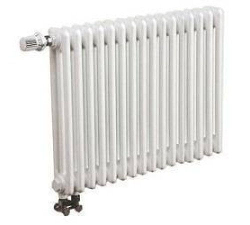 Радиатор трубчатый Zehnder Charleston Completto 3050 11 секций нижнее подключение слева C3050/11/V001/RAL9016