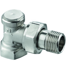 Вентиль отсекающий угловой Elsen 1/2x1/2 никелированный EVR10.3412