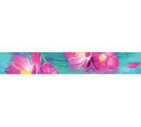 Бордюр Муза-Керамика Ocean flowers 30х4.5 см B300D240