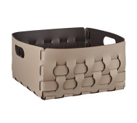 Корзинка ADJ Dubai 35x35x20 см капучино/шоколад 2045.04/06