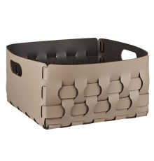 Корзинка ADJ Dubai 35x35x20 см капучино/шоколад 2045.04/06