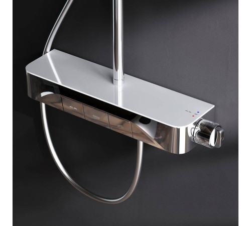 Душевая система с термостатом и смесителем-полкой для ванны AM.PM Func F078F300