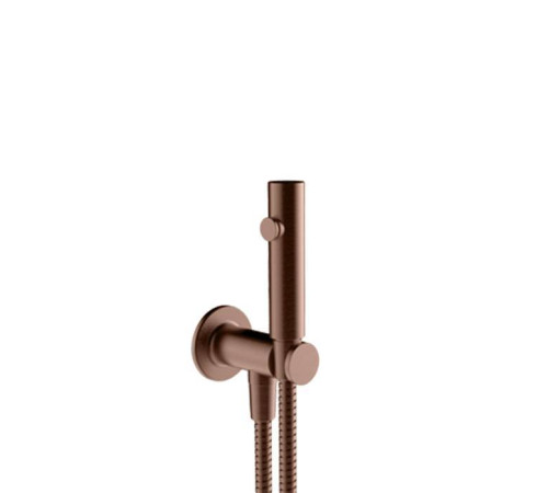 Гигиенический душ Gessi Inciso 1/2 настенный brushed copper pvd 58153#708