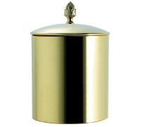 Ведро с крышкой Tiffany World SSS6501 напольное 22x29 см золото TWSSS6501ORO