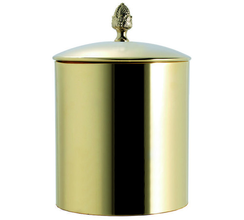 Ведро с крышкой Tiffany World SSS6501 напольное 22x29 см золото TWSSS6501ORO