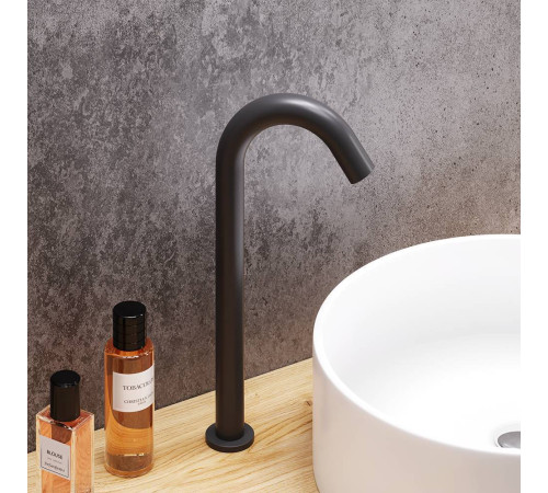 Смеситель для раковины Damixa Scandinavian Pure сенсорный высокий матовый черный 360280300