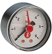 Манометр осевой Giacomini R225 1/4 0-6 бар R225Y001