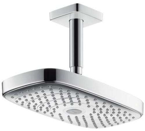 Верхний душ Hansgrohe Raindance Select E 300х160 мм с потолочным кронштейном 100 мм 27384000