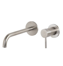 Смеситель для раковины Fima Carlo Frattini Spillo Steel встраиваемый излив 20.2 см нержавеющая сталь F3081WLX9INOX