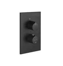 Смеситель для душа встраиваемый термостатический Gessi Emporio Via Manzoni на 2 выхода Black XL 38794#299