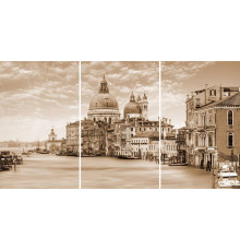Панно стеклянное Ceramica Classic Venice 750х400 мм из 3-х плиток х9999092056