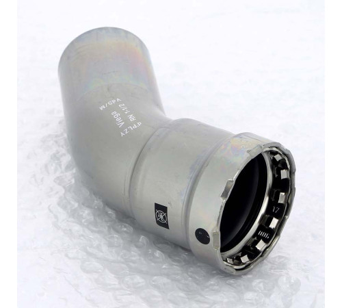 Угольник-вставка 45° пресс Viega Megapress 1 1/2 оцинкованная сталь 694739